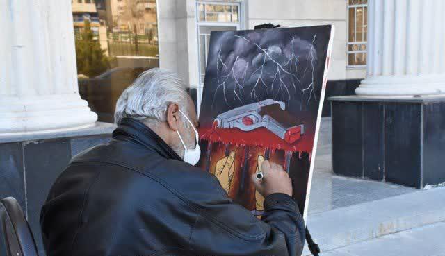 اجرای نمایش خیابانی و ورکشاپ نقاشی اجرای نمایش خیابانی و ورکشاپ نقاشی