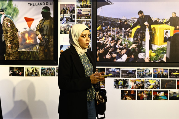 افتتاح نمایشگاه عکس با طوفان الاقصی