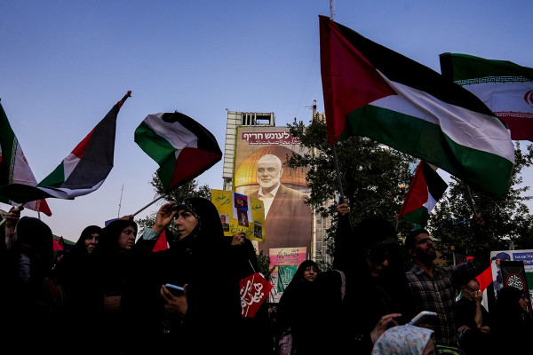 10مرداد | تجمع مردم تهران در پی ترور اسماعیل هنیه