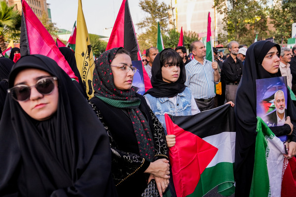 10مرداد | تجمع مردم تهران در پی ترور اسماعیل هنیه