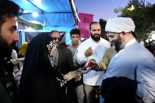 حضور رئیس سازمان تبلیغات اسلامی در مهمانی امت احمد