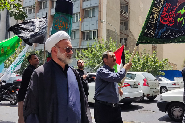 حضور ریاست سازمان تبلیغات اسلامی در دسته‌روی عزاداری سالار شهیدان