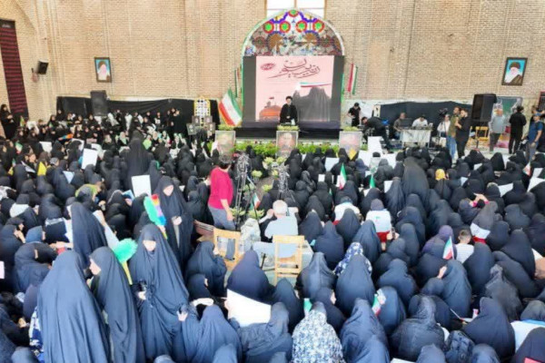 تجمع بانوان زینبی تبریز در محکومیت جنایات صهیونیست ها