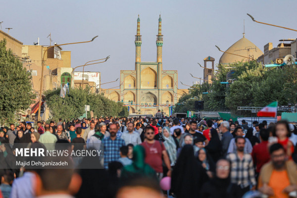 Marcha kilométrica de Ghadir en las provincias