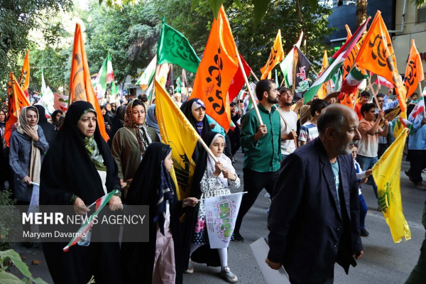 Marcha kilométrica de Ghadir en las provincias