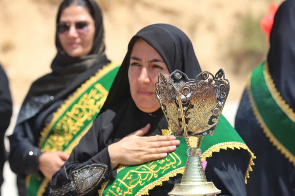 مراسم پیاده روی جاماندگان اربعین در یاسوج برگزار شد