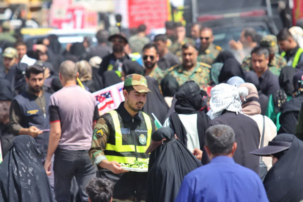 مراسم پیاده روی جاماندگان اربعین در یاسوج برگزار شد