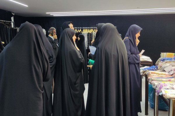 حضور ریاست سازمان تبلیغات اسلامی در نمایشگاه و فروشگاه (نسیم بهشت) ویژه ایام اربعین حسینی