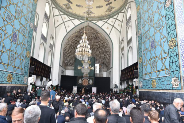 گلستان | اجتماع بزرگ ۳ هزار نفری هیئات مذهبی گلستانی در حرم مطهر رضوی