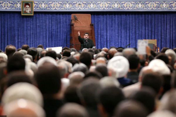 مراسم عزاداری سالروز شهادت امام رضا علیه‌السلام در حضور رهبر انقلاب