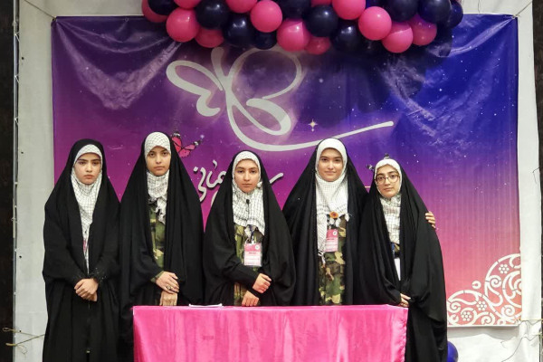 طراحی عملیات فرهنگی به همت دختران حاج قاسم اردبیل