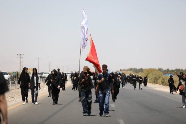 گزارش تصویری مراسم جاماندگان اربعین