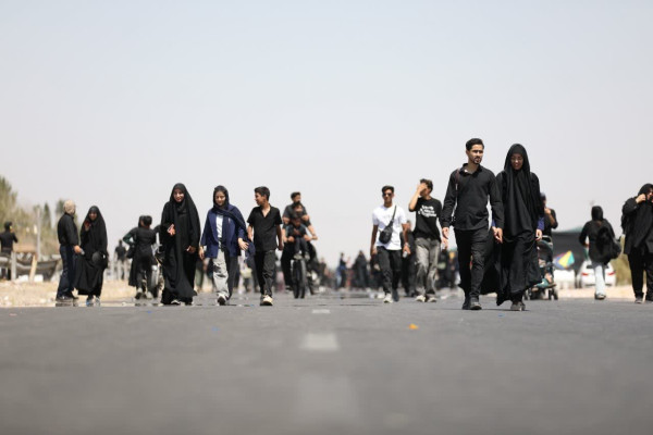 گزارش تصویری مراسم جاماندگان اربعین