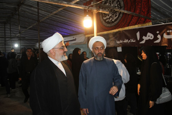 بازدید مدیرکل تبلیغات اسلامی فارس از نمایشگاه فرهنگی موکب انتظار در شهرک بزین شیراز