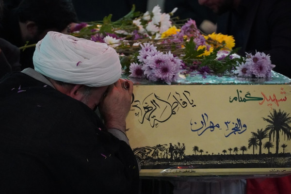 آیین استقبال از شهید خوشنام مکتب آقا روح الله