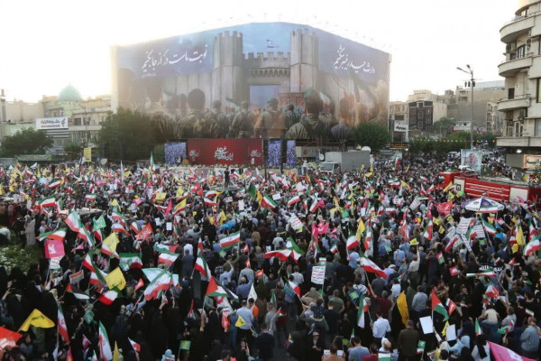 حضور رئیس سازمان تبلیغات اسلامی در راهپیمایی ده کیلومتری غدیر