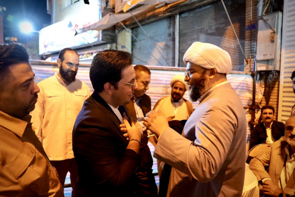 حضور رئیس سازمان تبلیغات اسلامی در مهمانی امت احمد